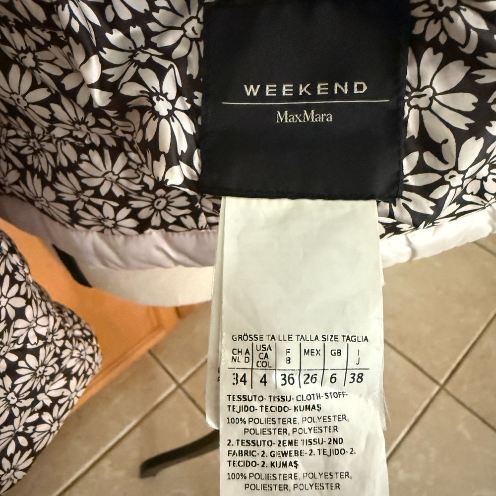 Weekend MaxMara Reversible Light Pink Puffer Jacket - Picture 6 of 6